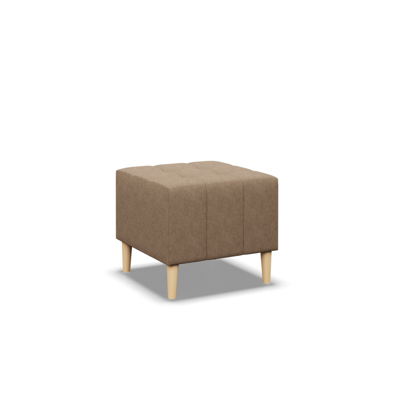 Pouf ELMA, Farbe - CAPPUCCINO, Größe - 50x50 Pouf ELMA, Farbe - CAPPUCCINO, Größe - 50x50