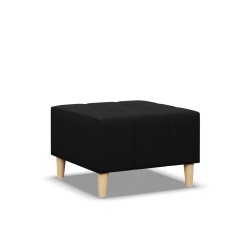 ELMA Pouf, Color - BLACK, Size - 70x70