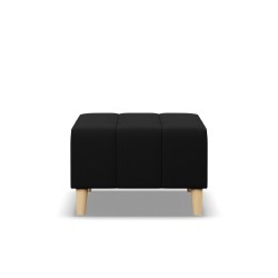 ELMA Pouf, Color - BLACK, Size - 70x70 ELMA Pouf, Color - BLACK, Size - 70x70