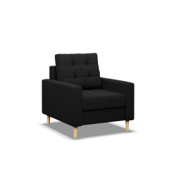 ELMA Armchair, Filling - Foam, Color - BLACK