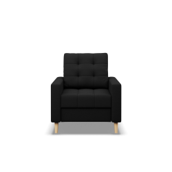 ELMA Armchair, Filling - Foam, Color - BLACK ELMA Armchair, Filling - Foam, Color - BLACK