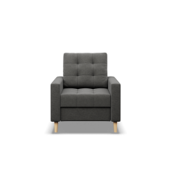 ELMA Armchair, Filling - Foam, Color - DARK GRAY ELMA Armchair, Filling - Foam, Color - DARK GRAY