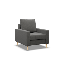 ELMA Armchair, Filling - Foam, Color - DARK GRAY ELMA Armchair, Filling - Foam, Color - DARK GRAY