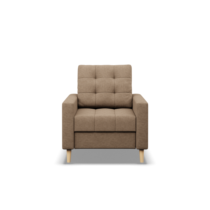 ELMA Armchair, Filling - Foam, Color - CAPPUCCINO ELMA Armchair, Filling - Foam, Color - CAPPUCCINO