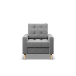 ELMA Armchair, Filling - Spring, Color - GRAY ELMA Armchair, Filling - Spring, Color - GRAY