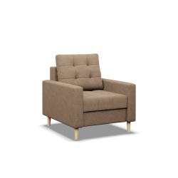 ELMA Armchair, Filling - Spring, Color - CAPPUCCINO