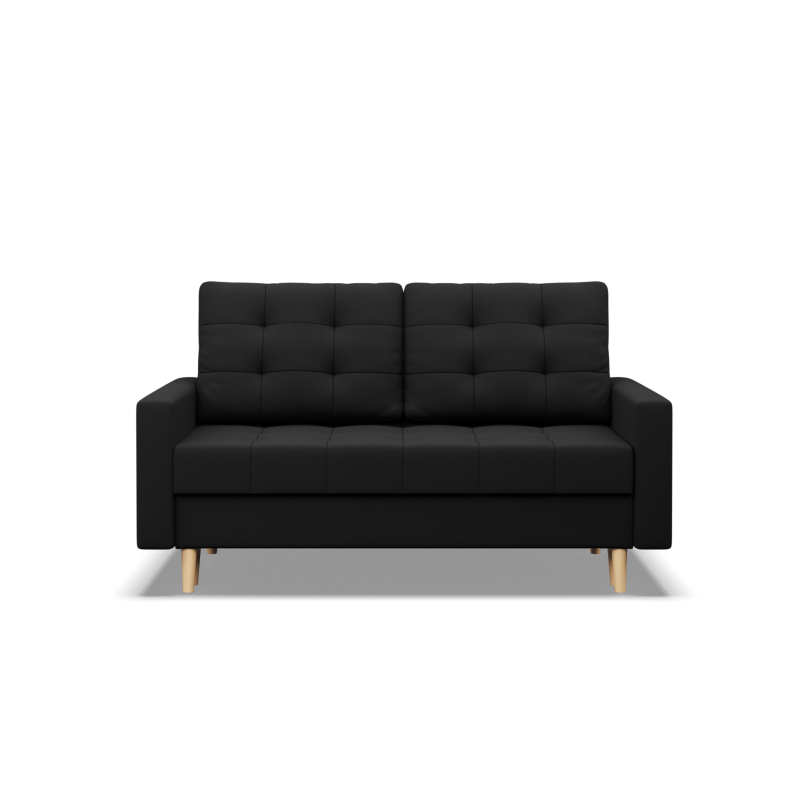 Sofa ELMA , Wypełnienie - Piankowe, Kolor - CZARNY Sofa ELMA , Wypełnienie - Piankowe, Kolor - CZARNY