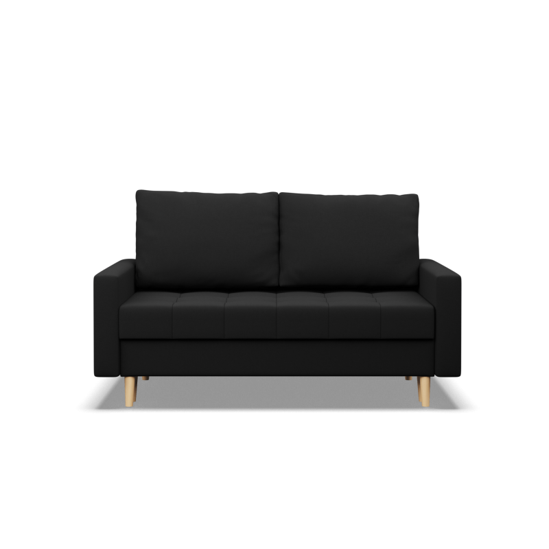 Sofa ELMA , Wypełnienie - Piankowe, Kolor - CZARNY Sofa ELMA , Wypełnienie - Piankowe, Kolor - CZARNY