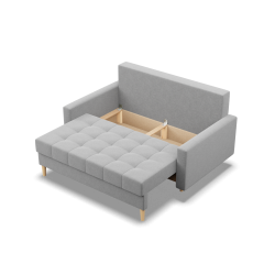 Sofa ELMA , Wypełnienie - Sprężynowe, Kolor - SZARY Sofa ELMA , Wypełnienie - Sprężynowe, Kolor - SZARY