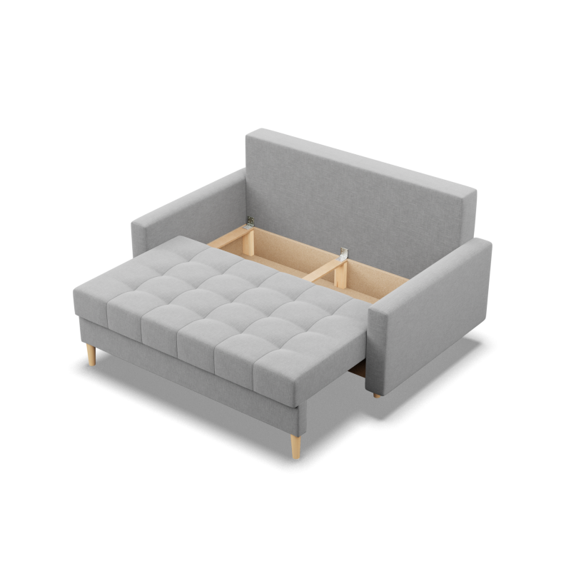 Sofa ELMA , Wypełnienie - Sprężynowe, Kolor - SZARY Sofa ELMA , Wypełnienie - Sprężynowe, Kolor - SZARY