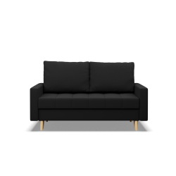 Sofa ELMA , Wypełnienie - Sprężynowe, Kolor - CZARNY Sofa ELMA , Wypełnienie - Sprężynowe, Kolor - CZARNY