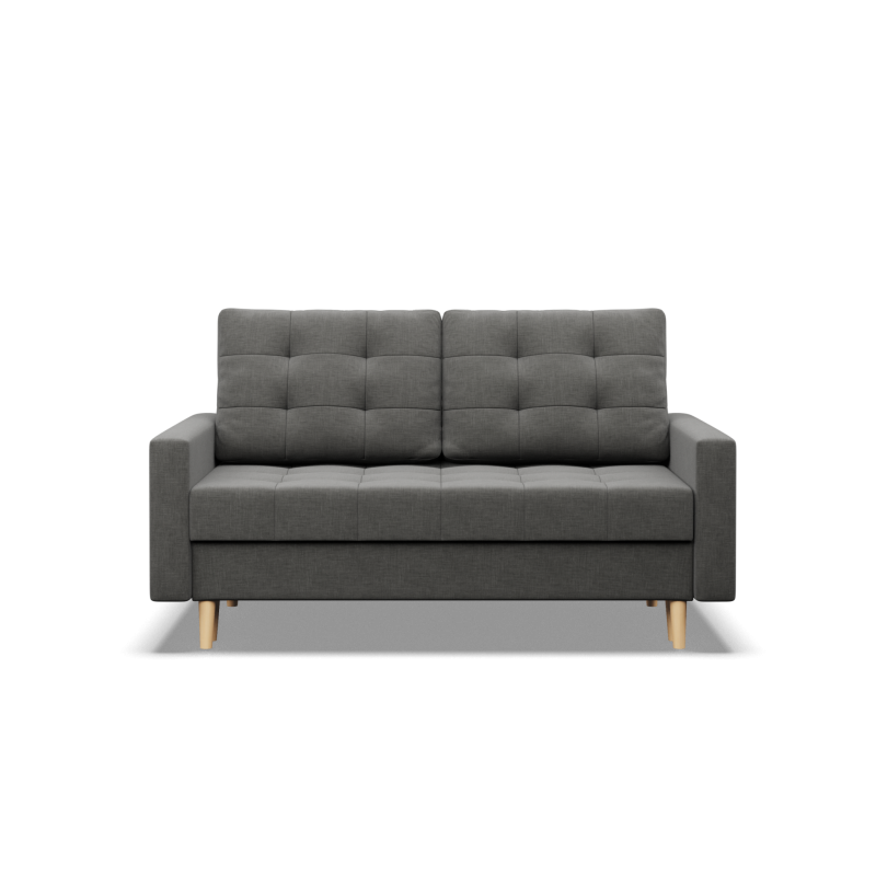 Sofa ELMA , Wypełnienie - Sprężynowe, Kolor - CIEMNY SZARY Sofa ELMA , Wypełnienie - Sprężynowe, Kolor - CIEMNY SZARY