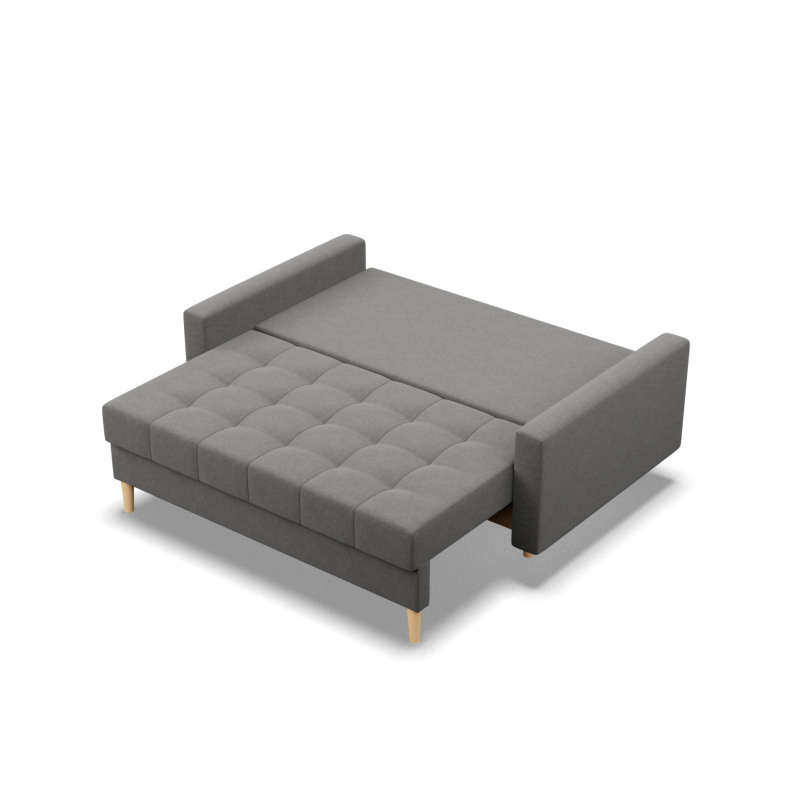 Sofa ELMA , Wypełnienie - Sprężynowe, Kolor - CIEMNY SZARY Sofa ELMA , Wypełnienie - Sprężynowe, Kolor - CIEMNY SZARY