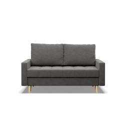 Sofa ELMA , Wypełnienie - Sprężynowe, Kolor - CIEMNY SZARY Sofa ELMA , Wypełnienie - Sprężynowe, Kolor - CIEMNY SZARY