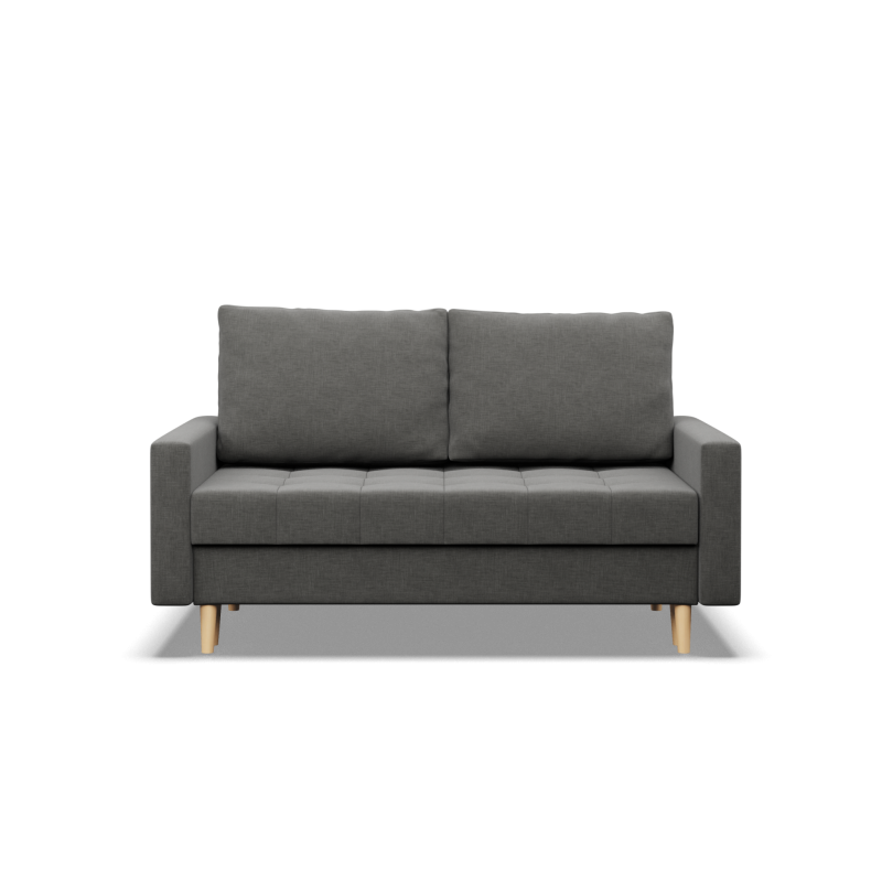 Sofa ELMA , Wypełnienie - Sprężynowe, Kolor - CIEMNY SZARY Sofa ELMA , Wypełnienie - Sprężynowe, Kolor - CIEMNY SZARY