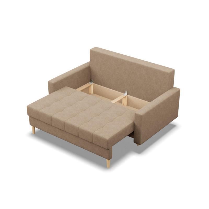 Sofa ELMA , Wypełnienie - Sprężynowe, Kolor - CAPPUCCINO Sofa ELMA , Wypełnienie - Sprężynowe, Kolor - CAPPUCCINO