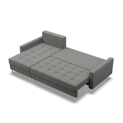 Corner sofa ELMA LL, Filling - Foam, Color - DARK GRAY Corner sofa ELMA LL, Filling - Foam, Color - DARK GRAY