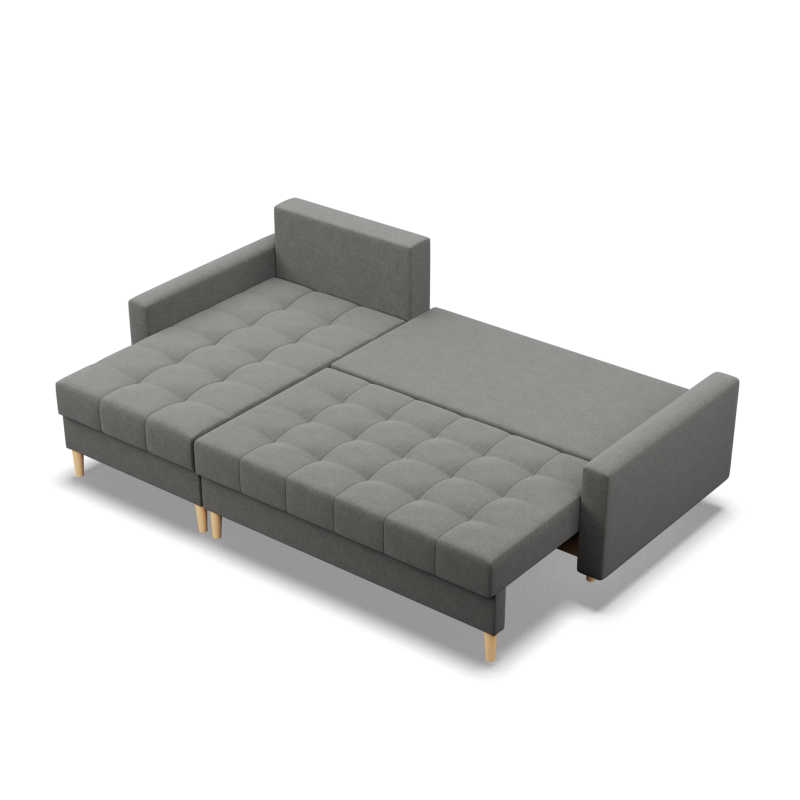 Corner sofa ELMA LL, Filling - Foam, Color - DARK GRAY Corner sofa ELMA LL, Filling - Foam, Color - DARK GRAY