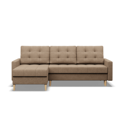 ELMA LL Corner Sofa, Filling - Foam, Color - CAPPUCCINO ELMA LL Corner Sofa, Filling - Foam, Color - CAPPUCCINO