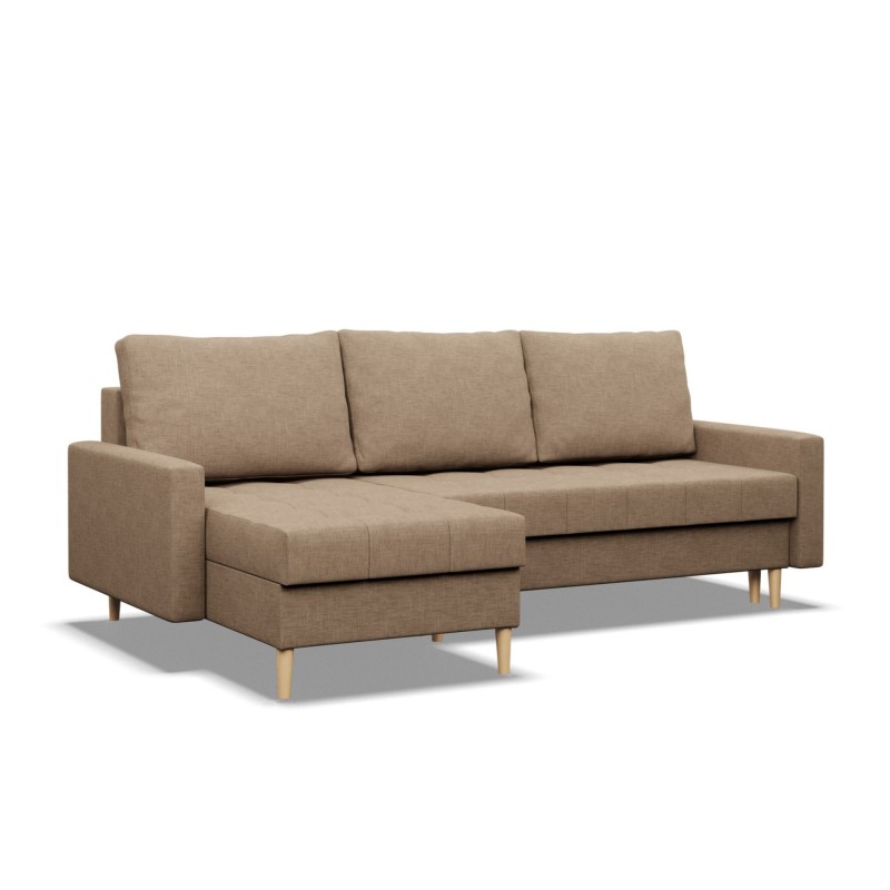 ELMA LL Corner Sofa, Filling - Foam, Color - CAPPUCCINO ELMA LL Corner Sofa, Filling - Foam, Color - CAPPUCCINO