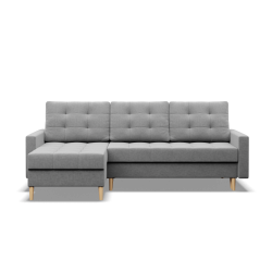 ELMA LL Corner Sofa, Filling - Spring, Color - GRAY ELMA LL Corner Sofa, Filling - Spring, Color - GRAY