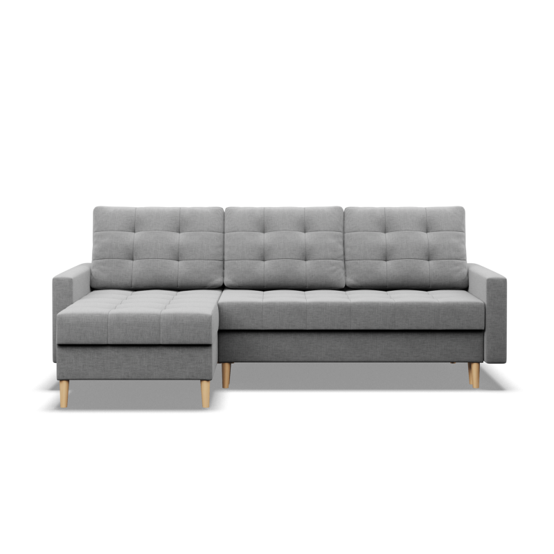 ELMA LL Corner Sofa, Filling - Spring, Color - GRAY ELMA LL Corner Sofa, Filling - Spring, Color - GRAY