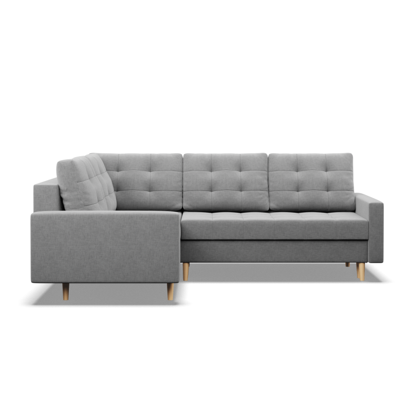 ELMA LO Corner Sofa, Filling - Foam, Side - LEFT, Color - GRAY ELMA LO Corner Sofa, Filling - Foam, Side - LEFT, Color - GRAY