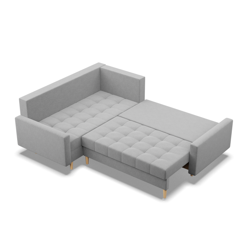 ELMA LO Corner Sofa, Filling - Foam, Side - LEFT, Color - GRAY ELMA LO Corner Sofa, Filling - Foam, Side - LEFT, Color - GRAY
