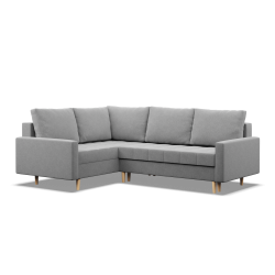 ELMA LO Corner Sofa, Filling - Foam, Side - LEFT, Color - GRAY ELMA LO Corner Sofa, Filling - Foam, Side - LEFT, Color - GRAY