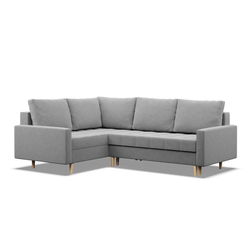 ELMA LO Corner Sofa, Filling - Foam, Side - LEFT, Color - GRAY ELMA LO Corner Sofa, Filling - Foam, Side - LEFT, Color - GRAY