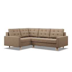 ELMA LO Corner Sofa, Filling - Foam, Side - LEFT, Color - CAPPUCCINO ELMA LO Corner Sofa, Filling - Foam, Side - LEFT, Color - CAPPUCCINO
