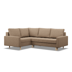 ELMA LO Corner Sofa, Filling - Foam, Side - LEFT, Color - CAPPUCCINO ELMA LO Corner Sofa, Filling - Foam, Side - LEFT, Color - CAPPUCCINO