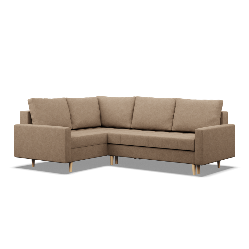 ELMA LO Corner Sofa, Filling - Foam, Side - LEFT, Color - CAPPUCCINO ELMA LO Corner Sofa, Filling - Foam, Side - LEFT, Color - CAPPUCCINO