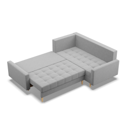 ELMA LO Corner Sofa, Filling - Foam, Side - RIGHT, Color - GRAY ELMA LO Corner Sofa, Filling - Foam, Side - RIGHT, Color - GRAY