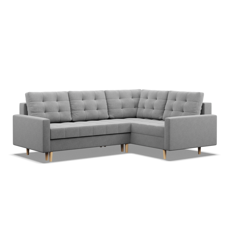 ELMA LO Corner Sofa, Filling - Foam, Side - RIGHT, Color - GRAY ELMA LO Corner Sofa, Filling - Foam, Side - RIGHT, Color - GRAY