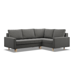 Corner Sofa ELMA LO, Filling - Foam, Side - RIGHT, Color - DARK GRAY Corner Sofa ELMA LO, Filling - Foam, Side - RIGHT, Color - DARK GRAY