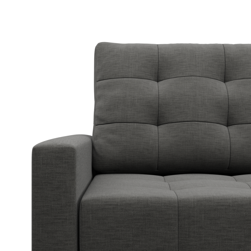 Corner Sofa ELMA LO, Filling - Foam, Side - RIGHT, Color - DARK GRAY Corner Sofa ELMA LO, Filling - Foam, Side - RIGHT, Color - DARK GRAY
