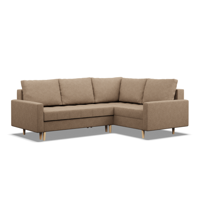 ELMA LO Corner Sofa, Filling - Foam, Side - RIGHT, Color - CAPPUCCINO ELMA LO Corner Sofa, Filling - Foam, Side - RIGHT, Color - CAPPUCCINO