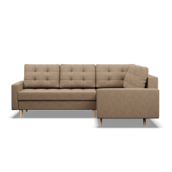 ELMA LO Corner Sofa, Filling - Foam, Side - RIGHT, Color - CAPPUCCINO ELMA LO Corner Sofa, Filling - Foam, Side - RIGHT, Color - CAPPUCCINO