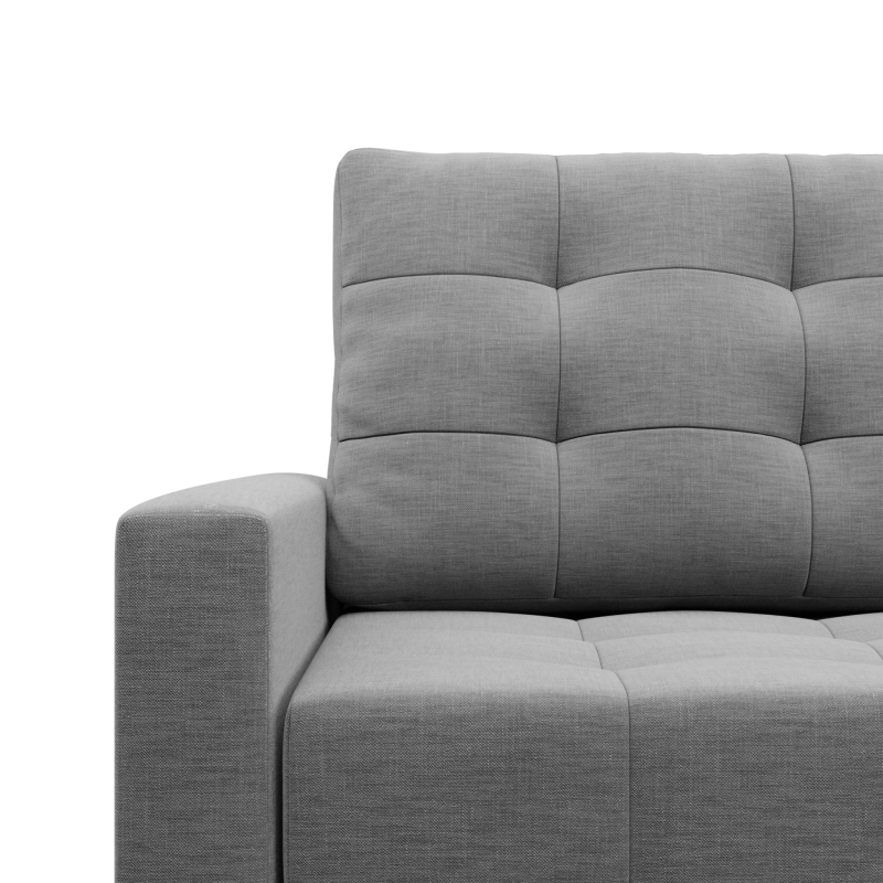 ELMA LO Corner Sofa, Filling - Spring, Side - RIGHT, Color - GRAY ELMA LO Corner Sofa, Filling - Spring, Side - RIGHT, Color - GRAY