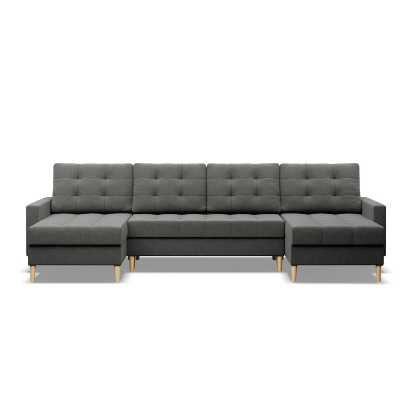 Corner Sofa ELMA ULL, Filling - Foam, Color - DARK GRAY Corner Sofa ELMA ULL, Filling - Foam, Color - DARK GRAY