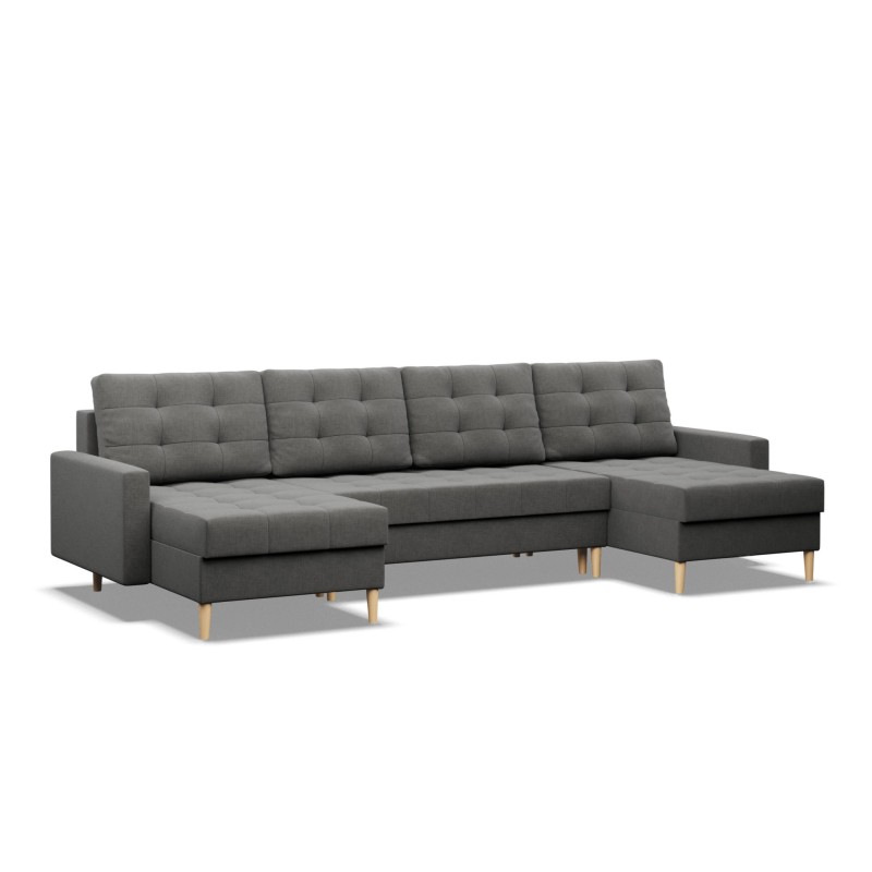Corner Sofa ELMA ULL, Filling - Foam, Color - DARK GRAY Corner Sofa ELMA ULL, Filling - Foam, Color - DARK GRAY
