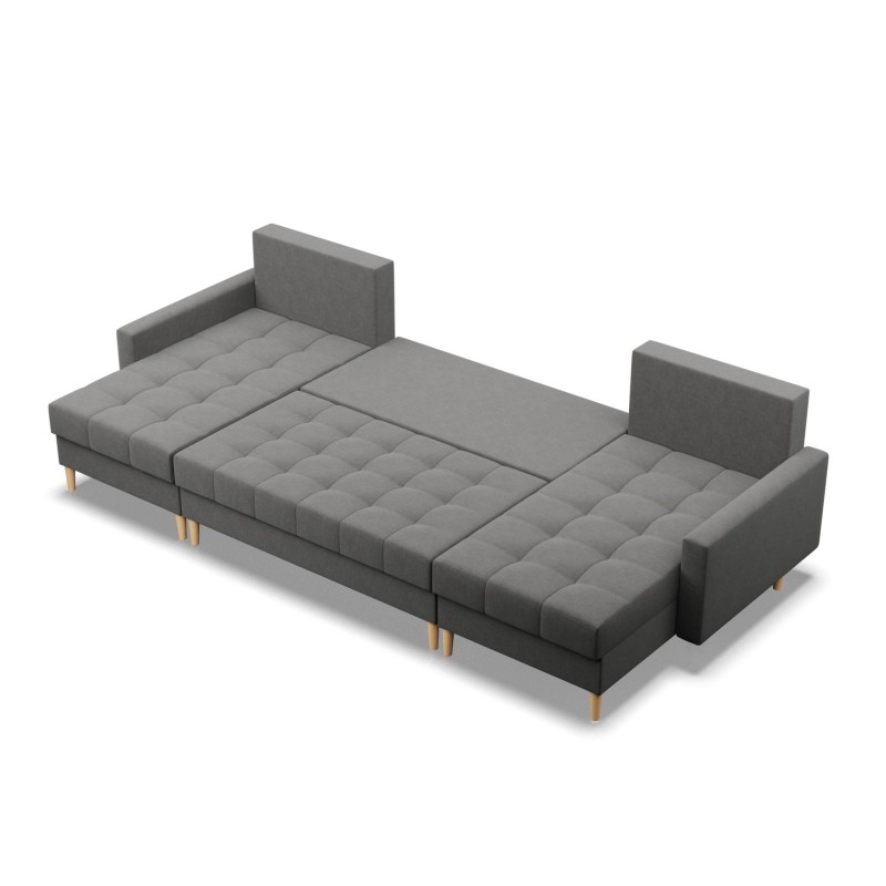 Corner Sofa ELMA ULL, Filling - Foam, Color - DARK GRAY Corner Sofa ELMA ULL, Filling - Foam, Color - DARK GRAY