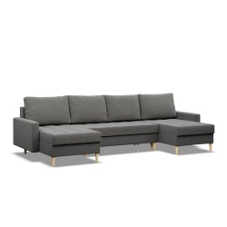 Corner Sofa ELMA ULL, Filling - Foam, Color - DARK GRAY Corner Sofa ELMA ULL, Filling - Foam, Color - DARK GRAY