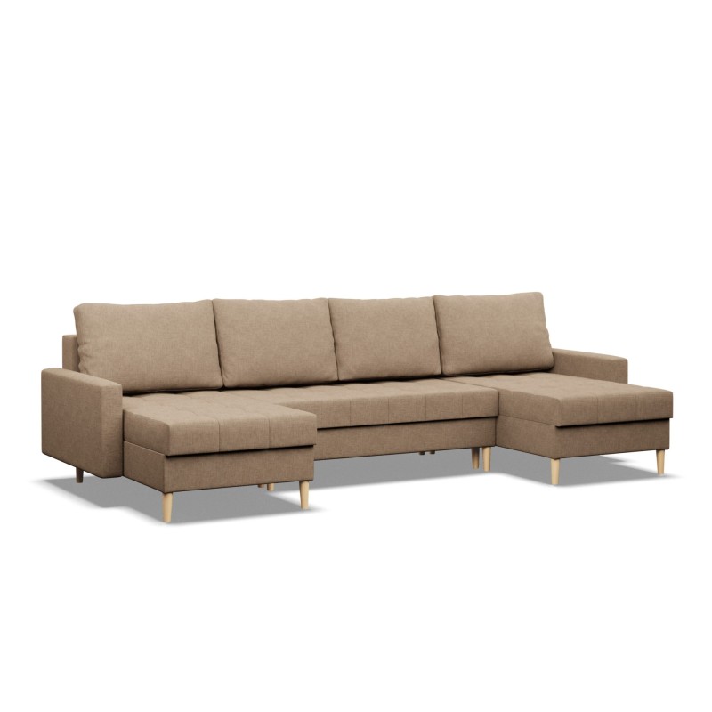 ELMA ULL Corner Sofa, Filling - Foam, Color - CAPPUCCINO ELMA ULL Corner Sofa, Filling - Foam, Color - CAPPUCCINO