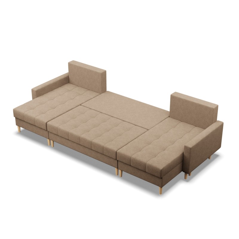 ELMA ULL Corner Sofa, Filling - Foam, Color - CAPPUCCINO ELMA ULL Corner Sofa, Filling - Foam, Color - CAPPUCCINO