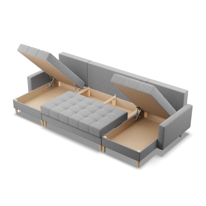 ELMA ULL Corner Sofa, Filling - Spring, Color - GRAY ELMA ULL Corner Sofa, Filling - Spring, Color - GRAY
