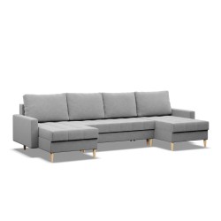 ELMA ULL Corner Sofa, Filling - Spring, Color - GRAY ELMA ULL Corner Sofa, Filling - Spring, Color - GRAY
