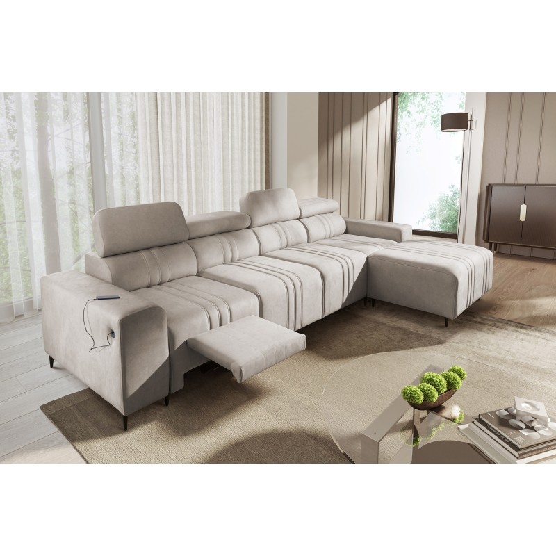 Narożnik Verona XII Mix z funkcją spania oraz funkcją relax manualna tkanina Vena 9 Narożnik Verona XII Mix z funkcją spania oraz funkcją relax manualna tkanina Vena 9