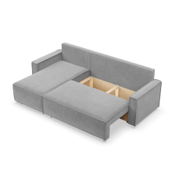 NOTO Corner Sofa, Color - LIGHT GRAY - Poso 055 NOTO Corner Sofa, Color - LIGHT GRAY - Poso 055